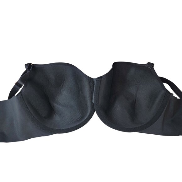 Soma Perfect Coverage Bra Black 40D Underwire Seamless Light Pad Vanishing 360 - Picture 7 of 9